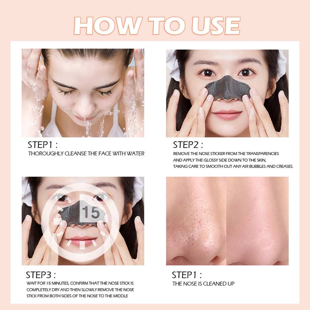 Blackhead Nose Strips Deep Pore Cleansing Patch | 10–50 Pack Nose Pore Strips QXL