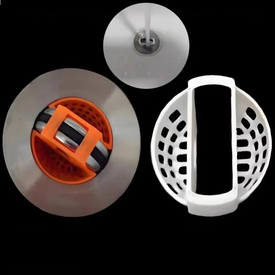 Sink Drain Strainer Basket – Hair Catcher & Odor Block Cover Drain Strainer Basket QXL