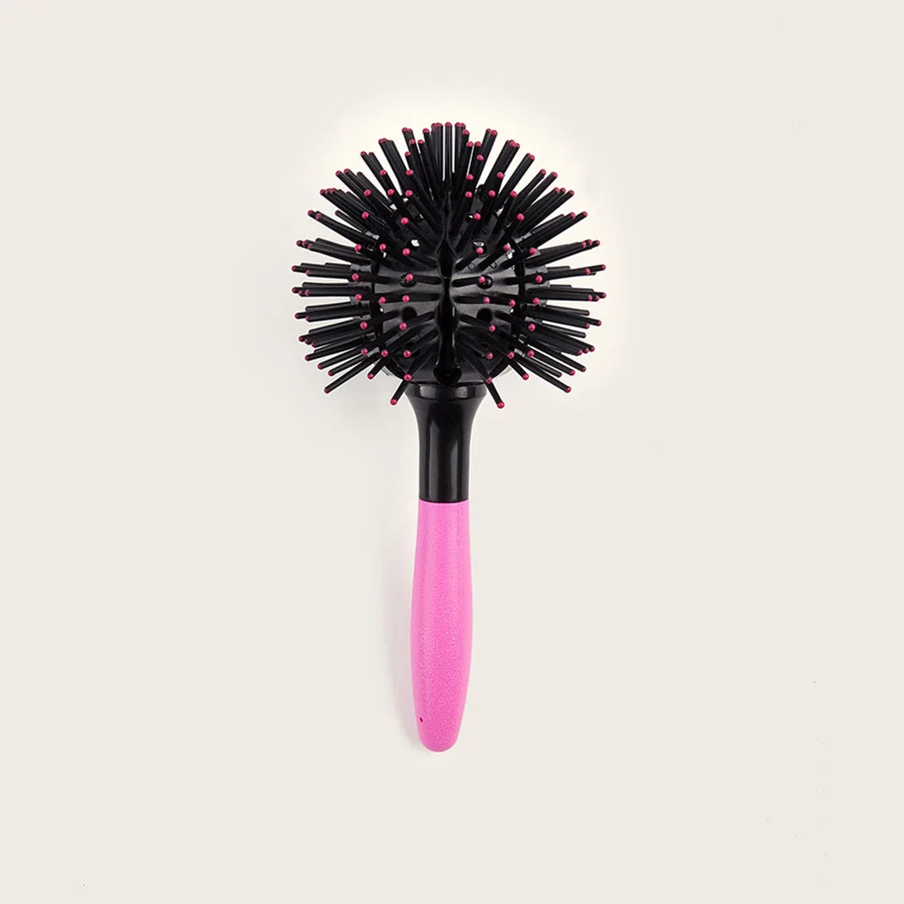 3D 360° Round Spherical Hair Brush – Detangling & Styling Round Hair Brush QXL