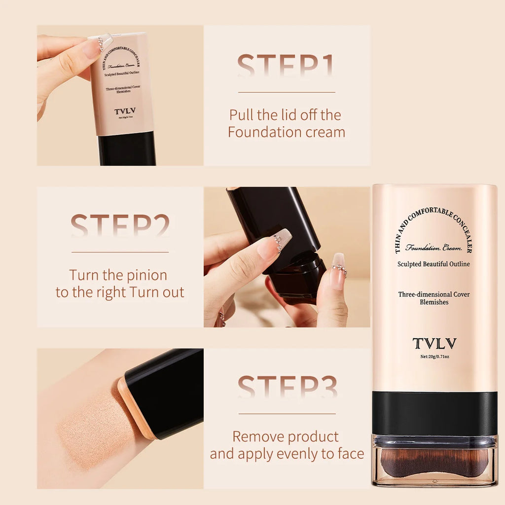 Rose Gold Eyeshadow Palette & Foundation Stick Makeup Set Eyeshadow Makeup Set QXL