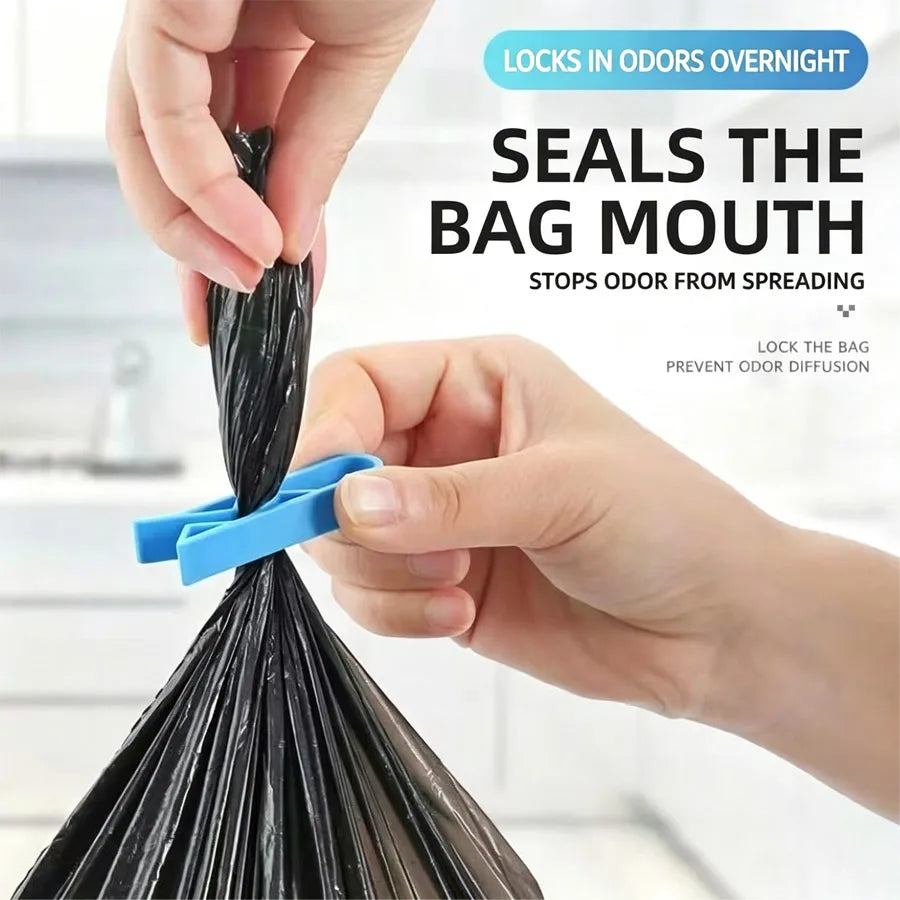 Trash Can Bag Clips & Food Sealer | Anti-Slip | 1/10/40 Pack Bag Clips QXL