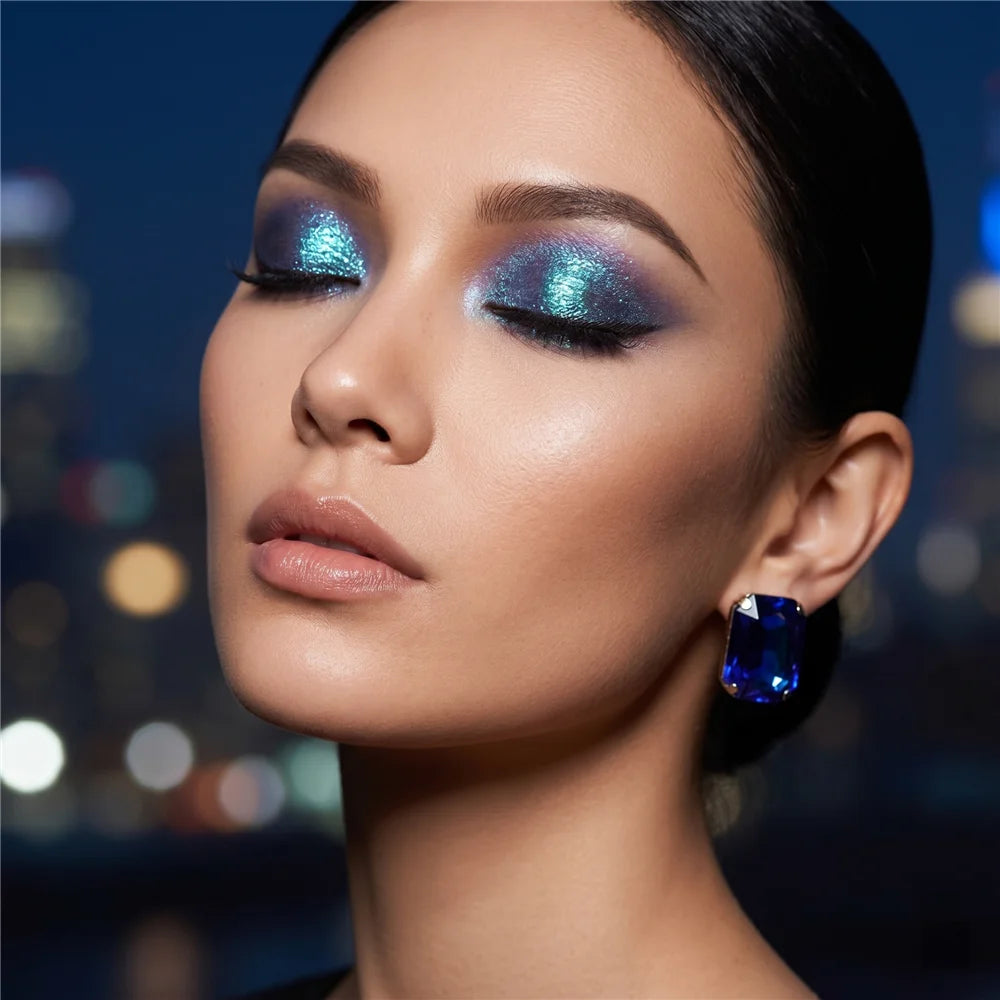 HERORANGE Chameleon Glitter Eyeshadow | Velvet Pigment Compact Single Eyeshadow QXL