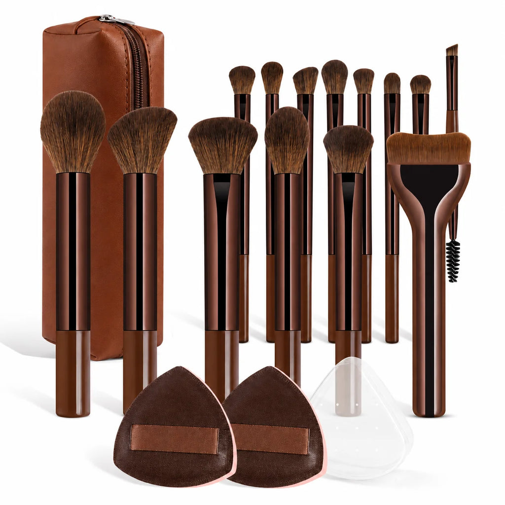Professional Makeup Brush Set 13–23 Pcs | Foundation & Blush Makeup Brush Set QXL
