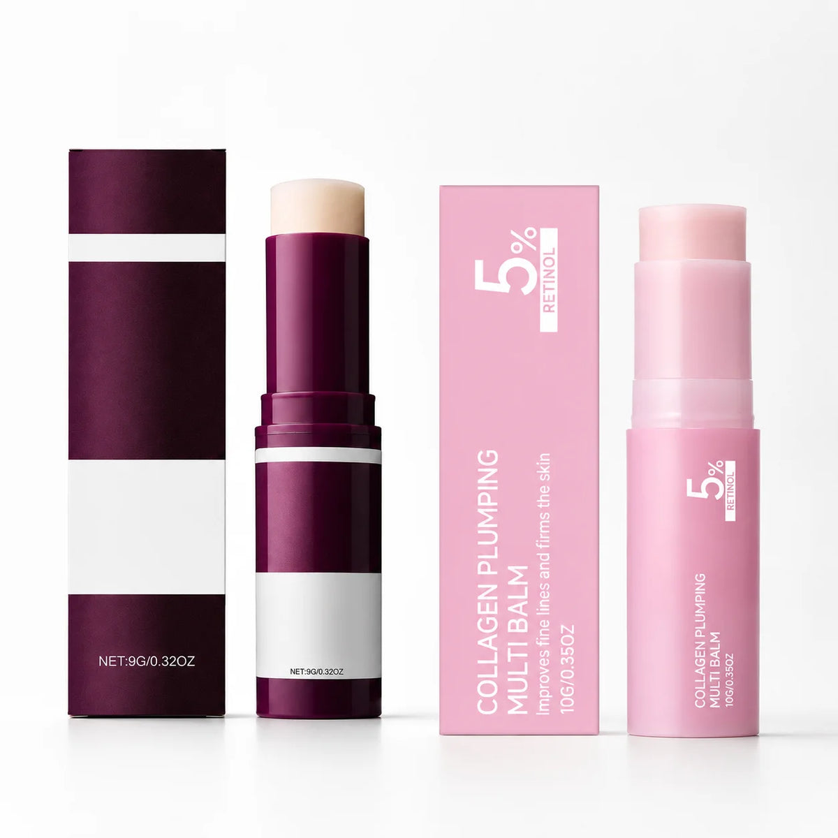 2-Pack Moisturizing Balm Stick Set – Face & Neck Pre-Makeup Moisturizing Balm Stick QXL Default Title