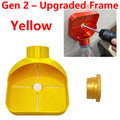 Electric Drill Dust Collector with Guide & Reusable Cover Drill Dust Collector QXL Gen 2-Yellow