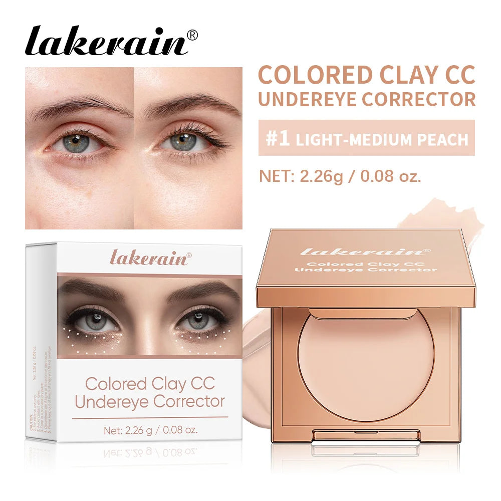 Peach Glow Pressed Powder & Color Correcting Concealer Set Makeup Set QXL Concealer