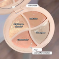 HISYI 4-Color Concealer Cream | Contour, Brighten & Cover Concealer Cream Palette QXL Concealer plate