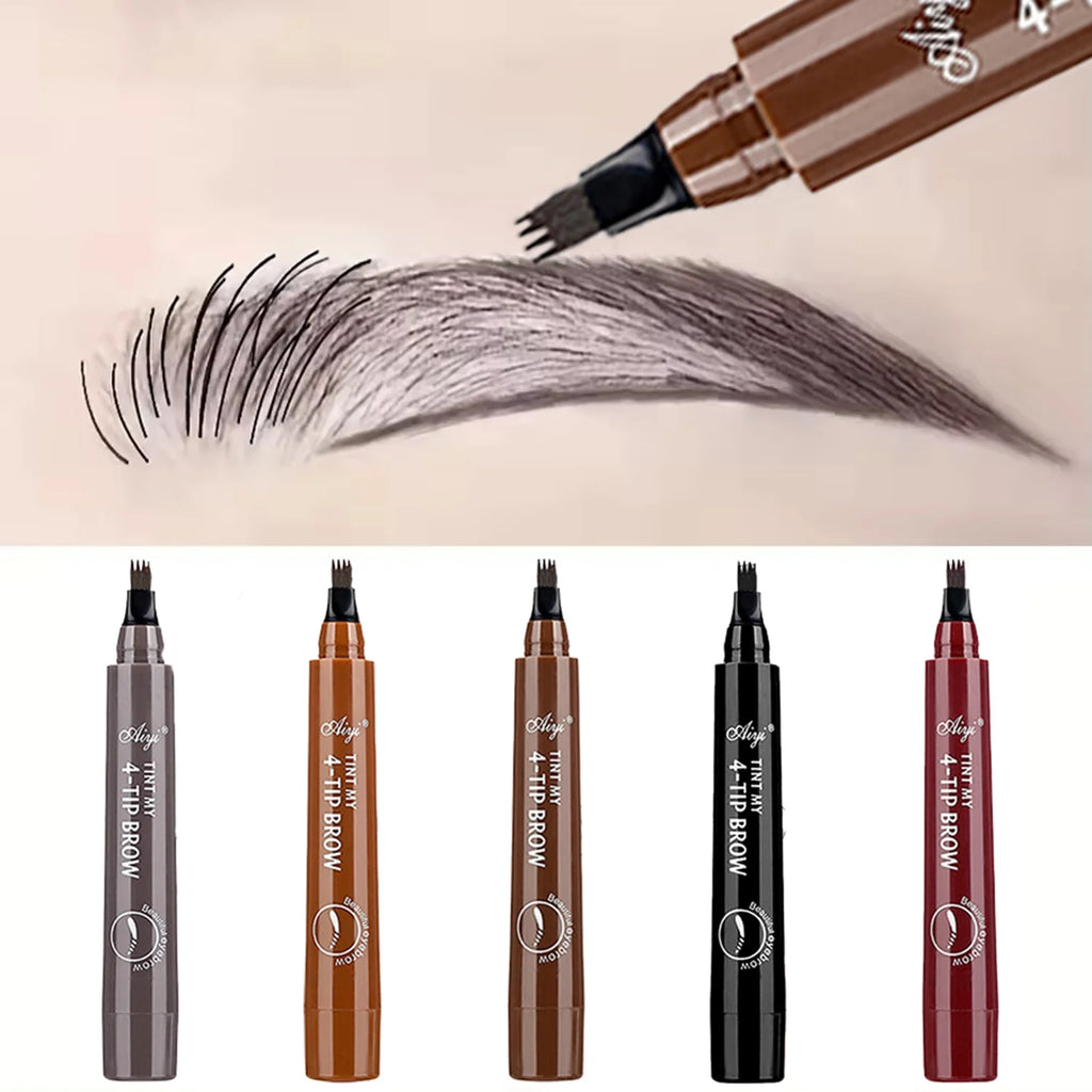 Waterproof Liquid Eyebrow Pencil – Long-Lasting, 5 Colors Liquid Eyebrow Pencil QXL