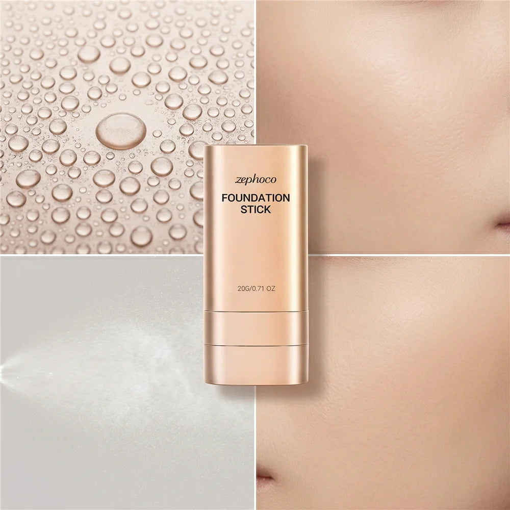 Translucent Concealer Foundation Stick – Hydrating Natural Finish Foundation Stick QXL