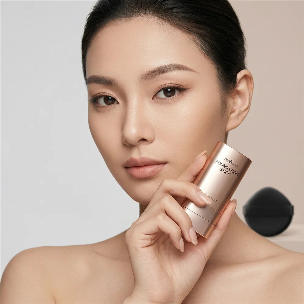 Translucent Concealer Foundation Stick – Hydrating Natural Finish Foundation Stick QXL