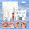 3-in-1 Lip & Cheek Makeup Set | Velvet Matte | 4-Piece Lip & Cheek Makeup Set QXL A