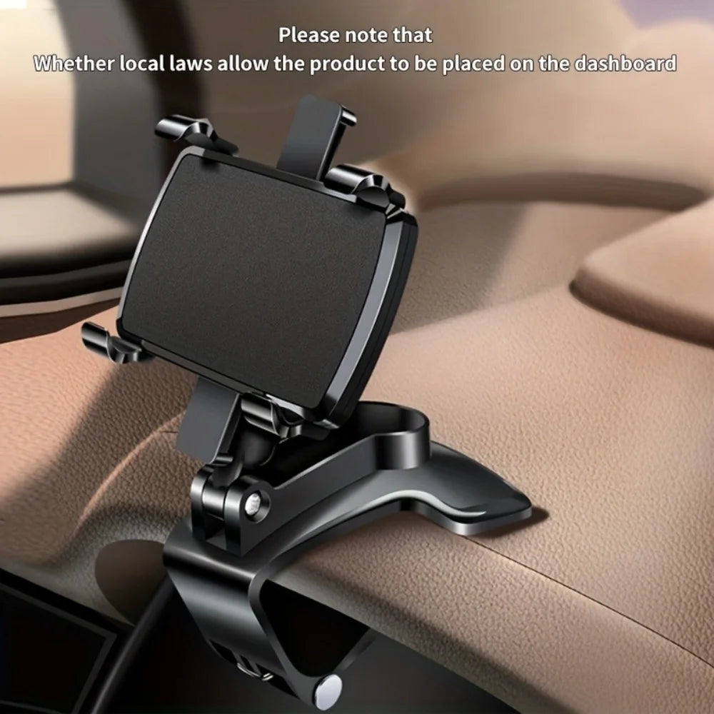 360° Car Dashboard Phone Mount – Universal GPS Bracket Holder Car Phone Mount QXL