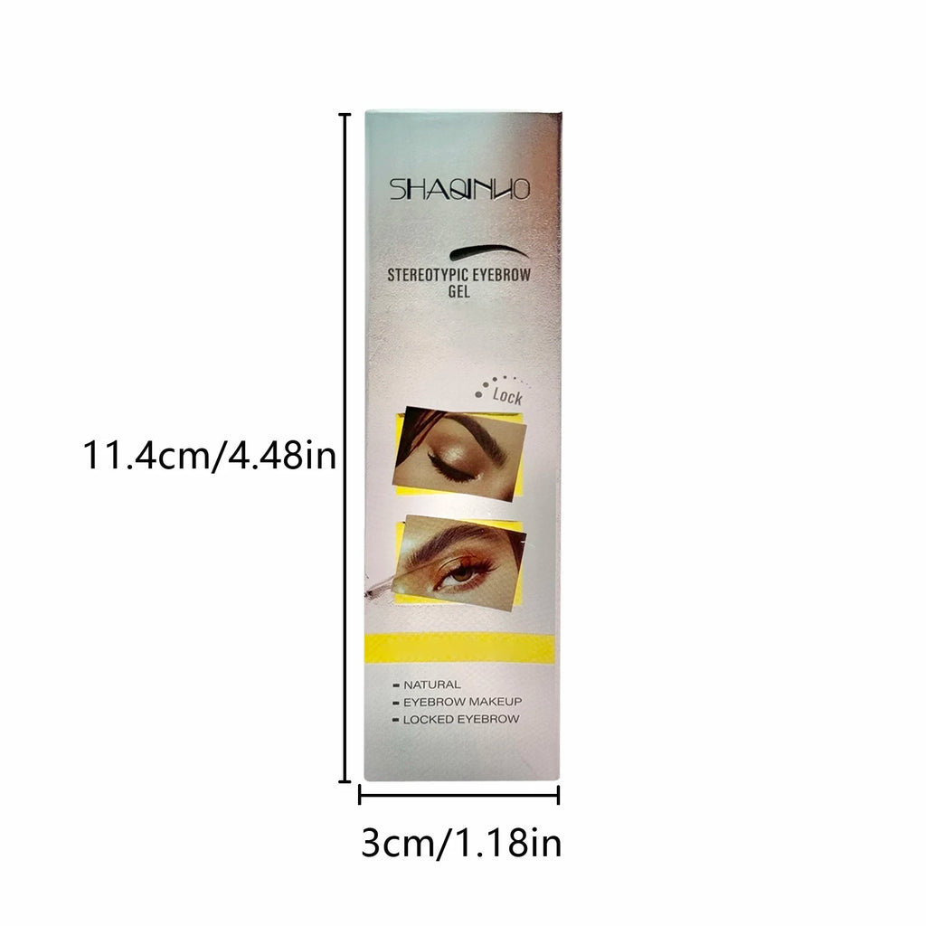 2-Pack Clear Eyebrow Shaping Gel | Sweat-Resistant Matte Hold Eyebrow Shaping Gel QXL