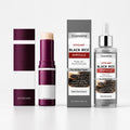 Moisturizing Balm Stick & Black Rice Essence Set | Dry Skin Moisturizing Skincare Set QXL 2pcs