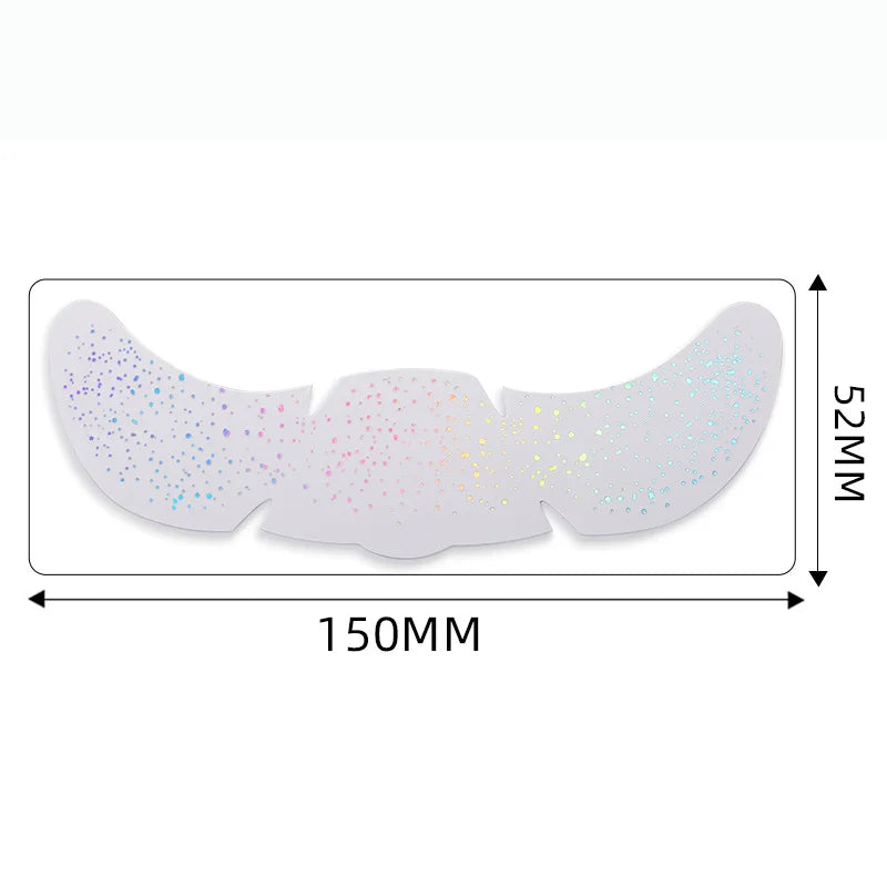 8-Pack Gold Holographic Freckle Temporary Tattoo Face Stickers Temporary Face Tattoos QXL