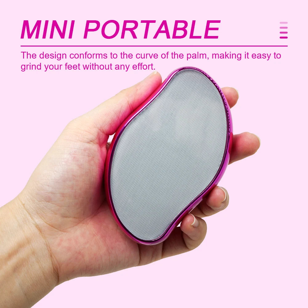 Nano Crystal Hair Remover | Reusable Glass Epilator & Exfoliator Crystal Hair Remover QXL