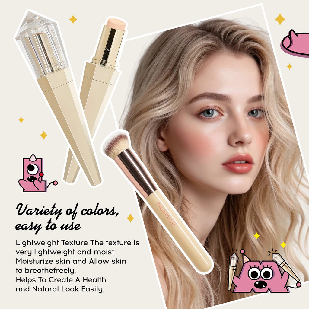Cream Highlighter Stick | Fine Shimmer Glow | 4 Shades Cream Highlighter Stick QXL
