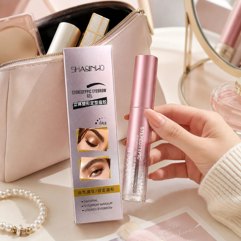 2-Pack Clear Eyebrow Shaping Gel | Sweat-Resistant Matte Hold Eyebrow Shaping Gel QXL