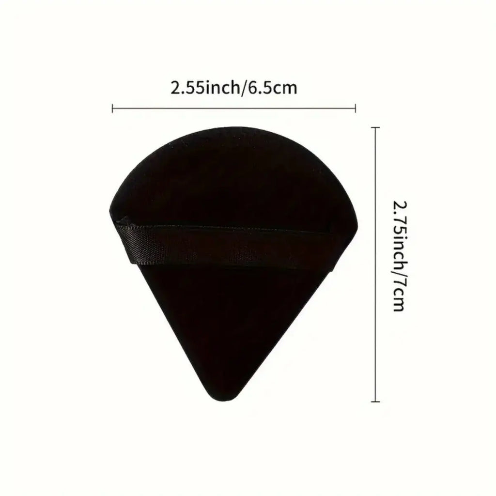 Triangle Velour Makeup Sponge Puff Set – 10 or 20 Pack Makeup Sponge Puff QXL