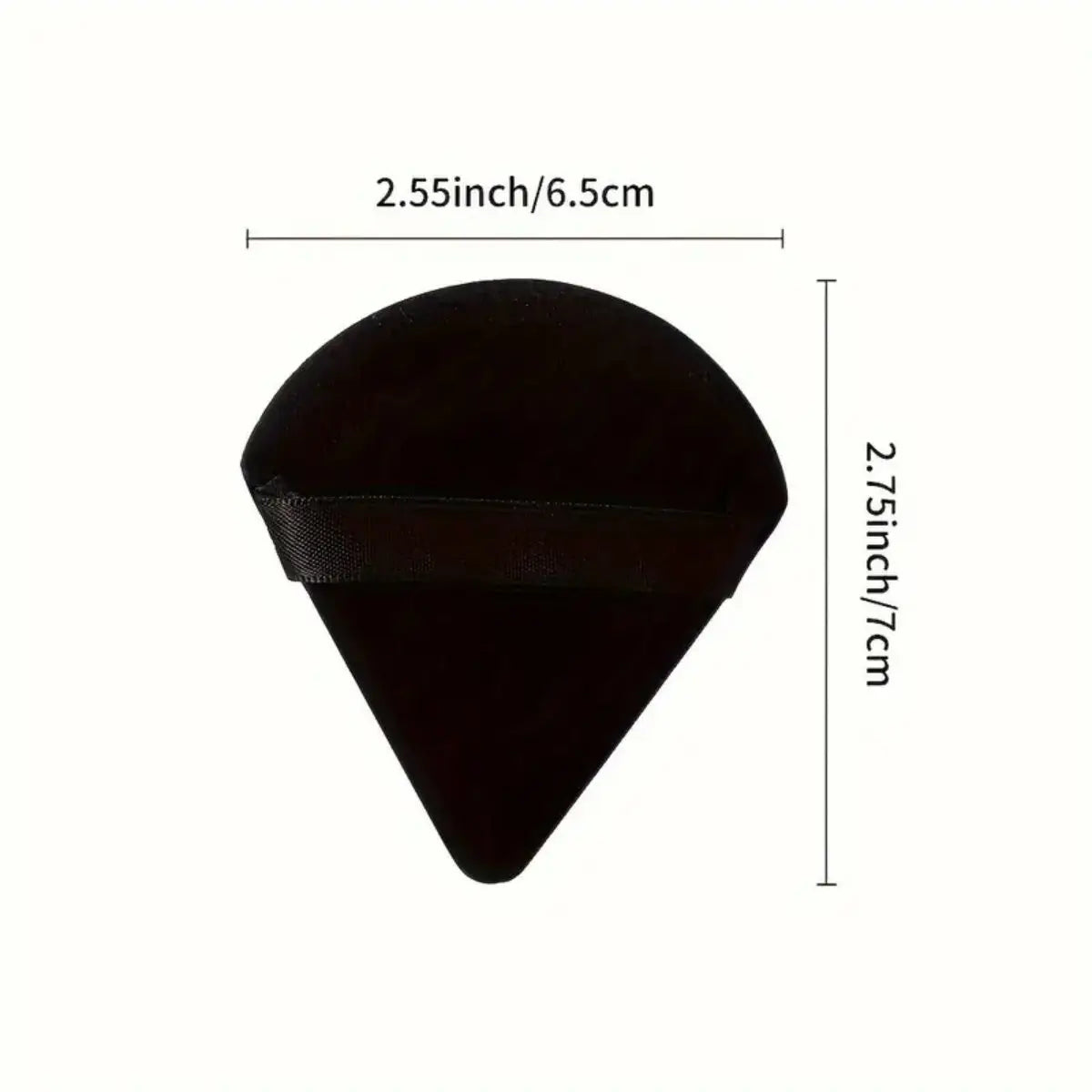 Triangle Velour Makeup Sponge Puff Set – 10 or 20 Pack Makeup Sponge Puff QXL