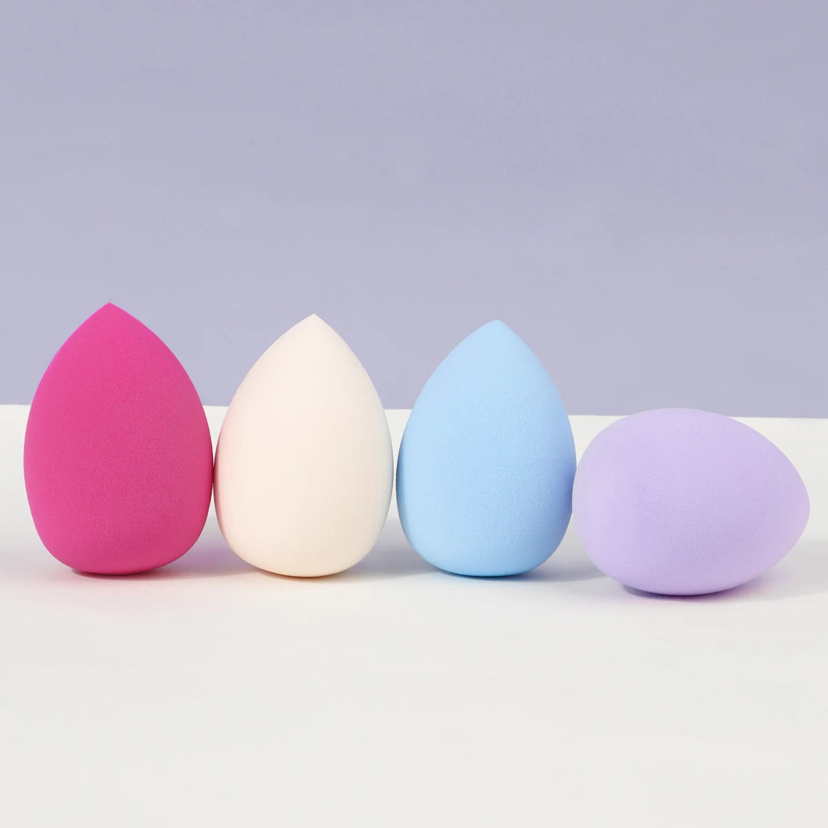 4-Pack Makeup Sponge Powder Puffs | Dry & Wet Foundation Blender Makeup Sponge Puff QXL
