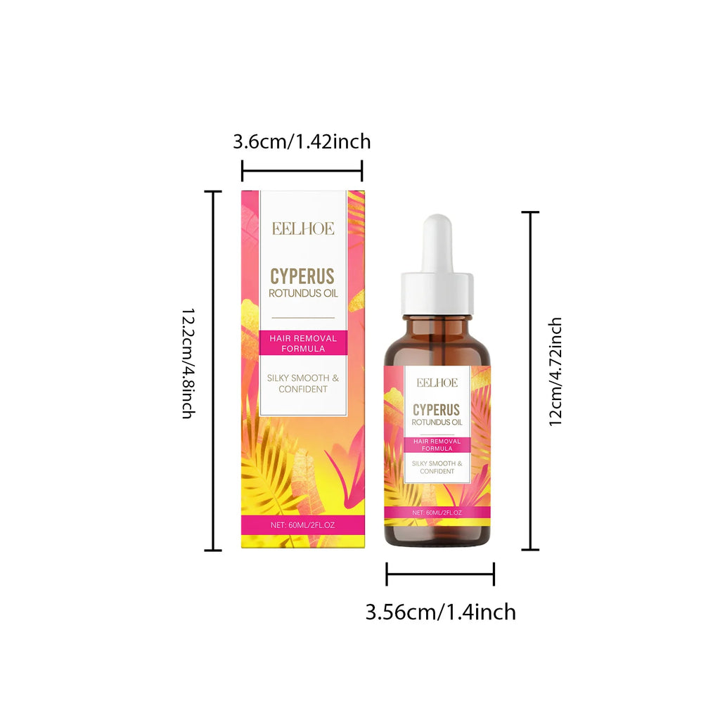 Cyperus Rotundus Hair Inhibitor Oil | Smooth & Moisturize Skin Hair Inhibitor Oil QXL