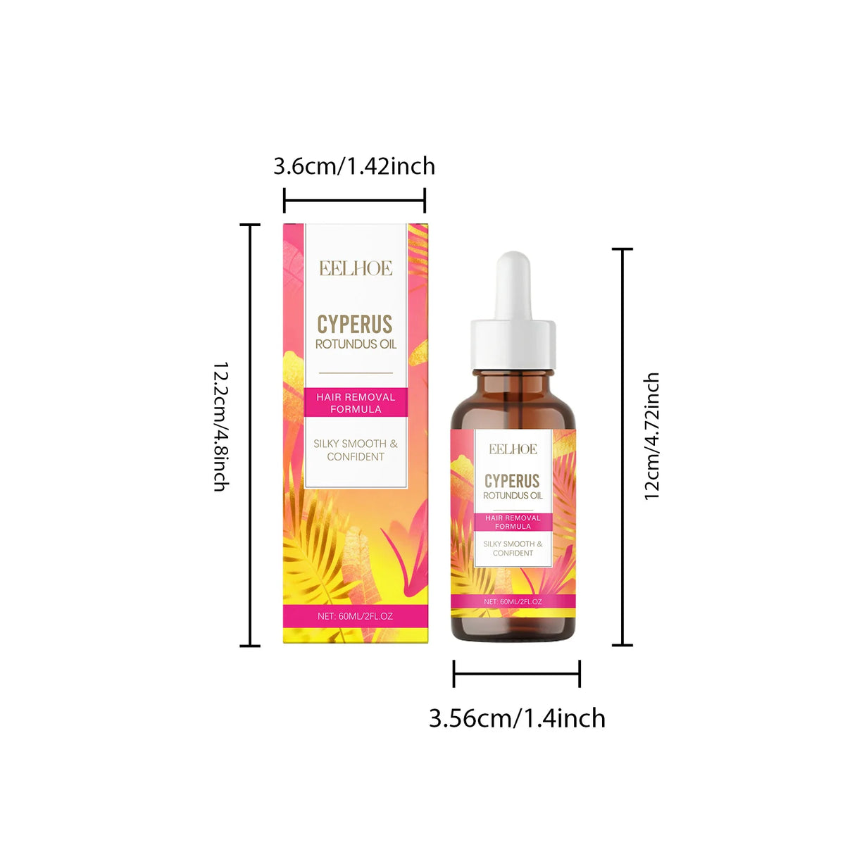 Cyperus Rotundus Hair Inhibitor Oil | Smooth & Moisturize Skin Hair Inhibitor Oil QXL