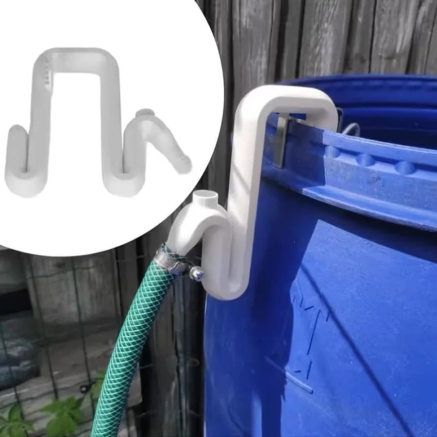Self-Priming Siphon Hose & No-Drill Overflow Pipe | Auto Drain Siphon Overflow Hose QXL