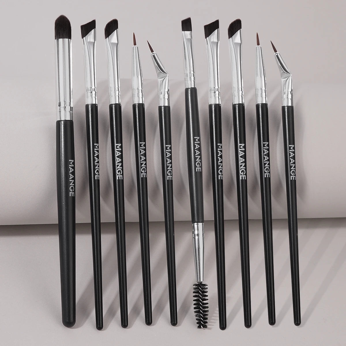 MAANGE 10-Piece Eye Makeup Brush Set – Eyeshadow & Liner Eye Makeup Brush Set QXL