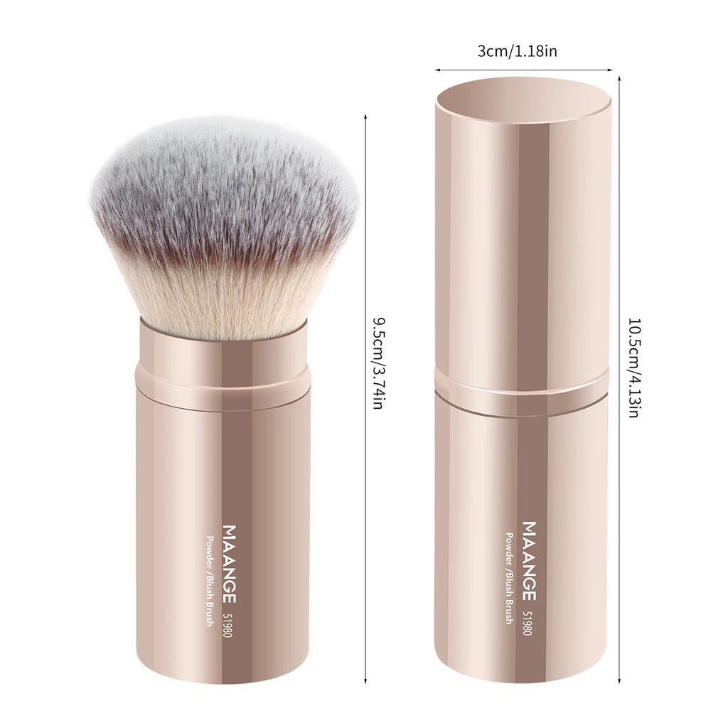 MAANGE Retractable Kabuki Brush – Foundation, Powder & Blush Retractable Kabuki Brush QXL