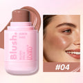 USHAS Cream Blush Stick – 7 Shades, Vegan & Long-Lasting Cream Blush Stick QXL 04