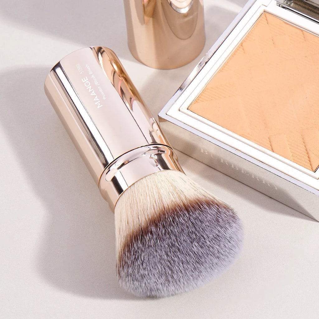 MAANGE Retractable Kabuki Brush – Foundation, Powder & Blush Retractable Kabuki Brush QXL