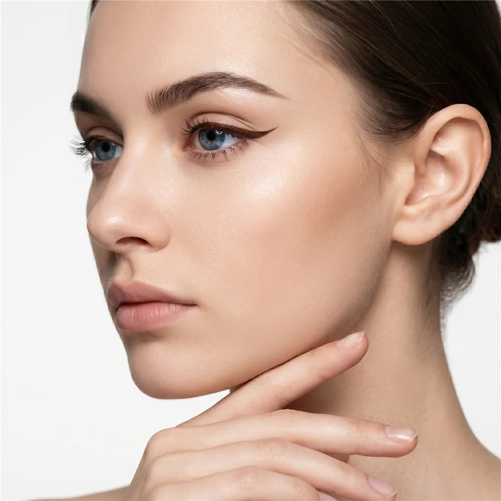 Double-Ended Waterproof Eyeliner Stamp Pen | Black Liquid Liquid Eyeliner Pen QXL