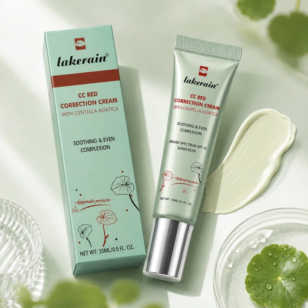 Lakerain Centella CC Cream | Color Correcting Foundation 15ml CC Cream Foundation QXL