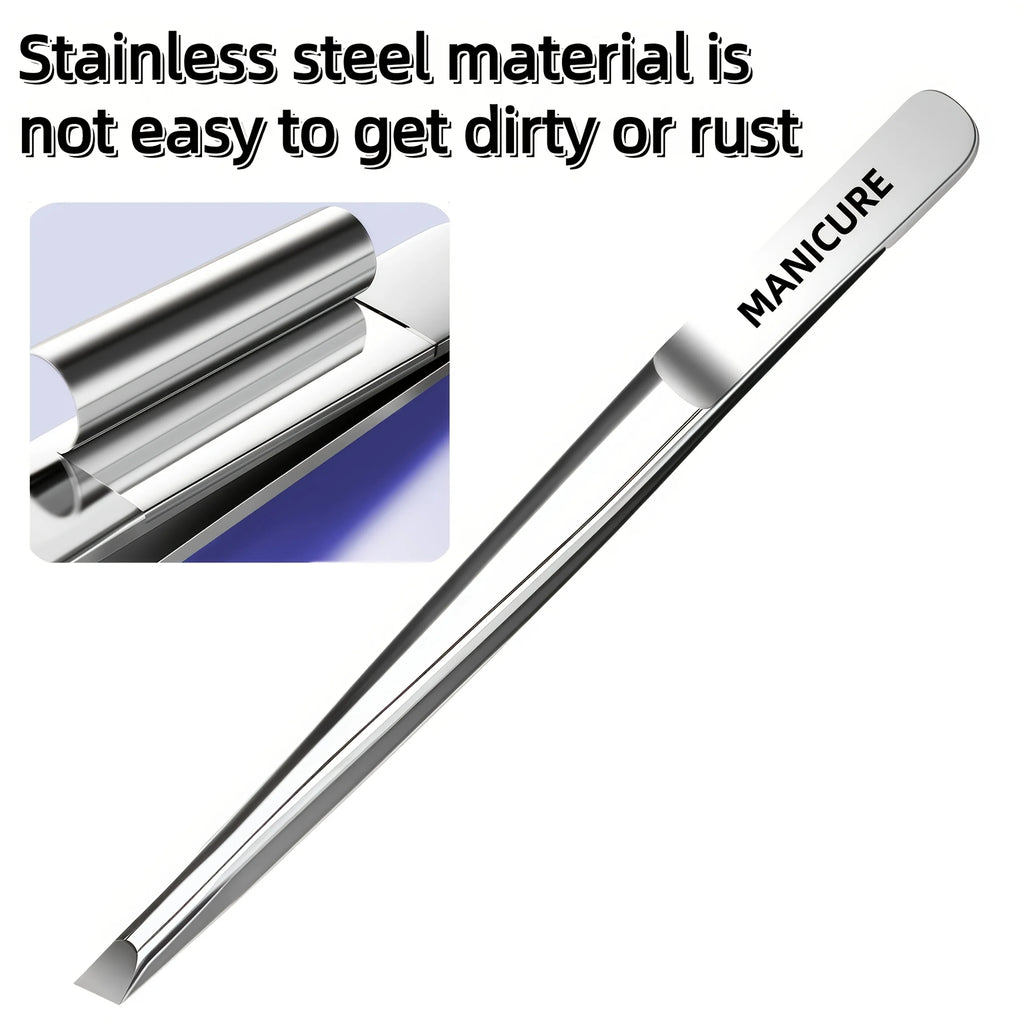 Slant Tip Eyebrow Tweezer | Stainless Steel Hair Removal Tool Eyebrow Tweezer QXL