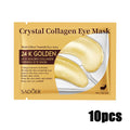10-Pack Gold Collagen Under Eye Patches | Hydrating Gel Masks Under Eye Patches QXL 10pcs