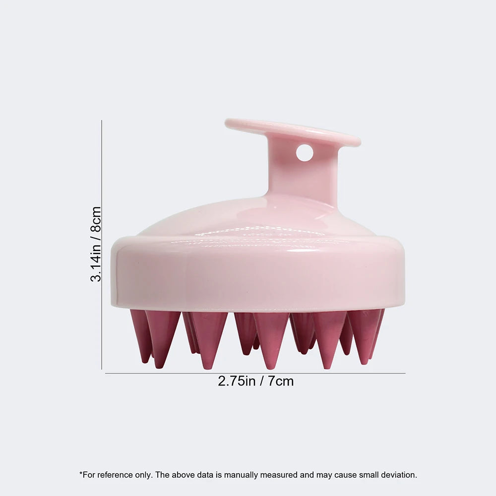 Silicone Scalp Massager Brush | Shampoo Scrubber & Exfoliator Scalp Massage Brush QXL