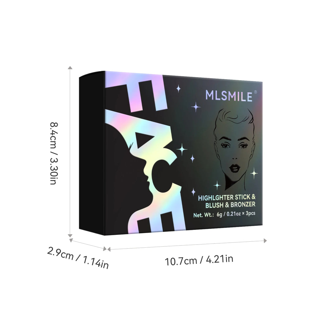 3-Pack Velvet Contour Stick Bundle | Bronzer & Highlighter Contour Stick Set QXL