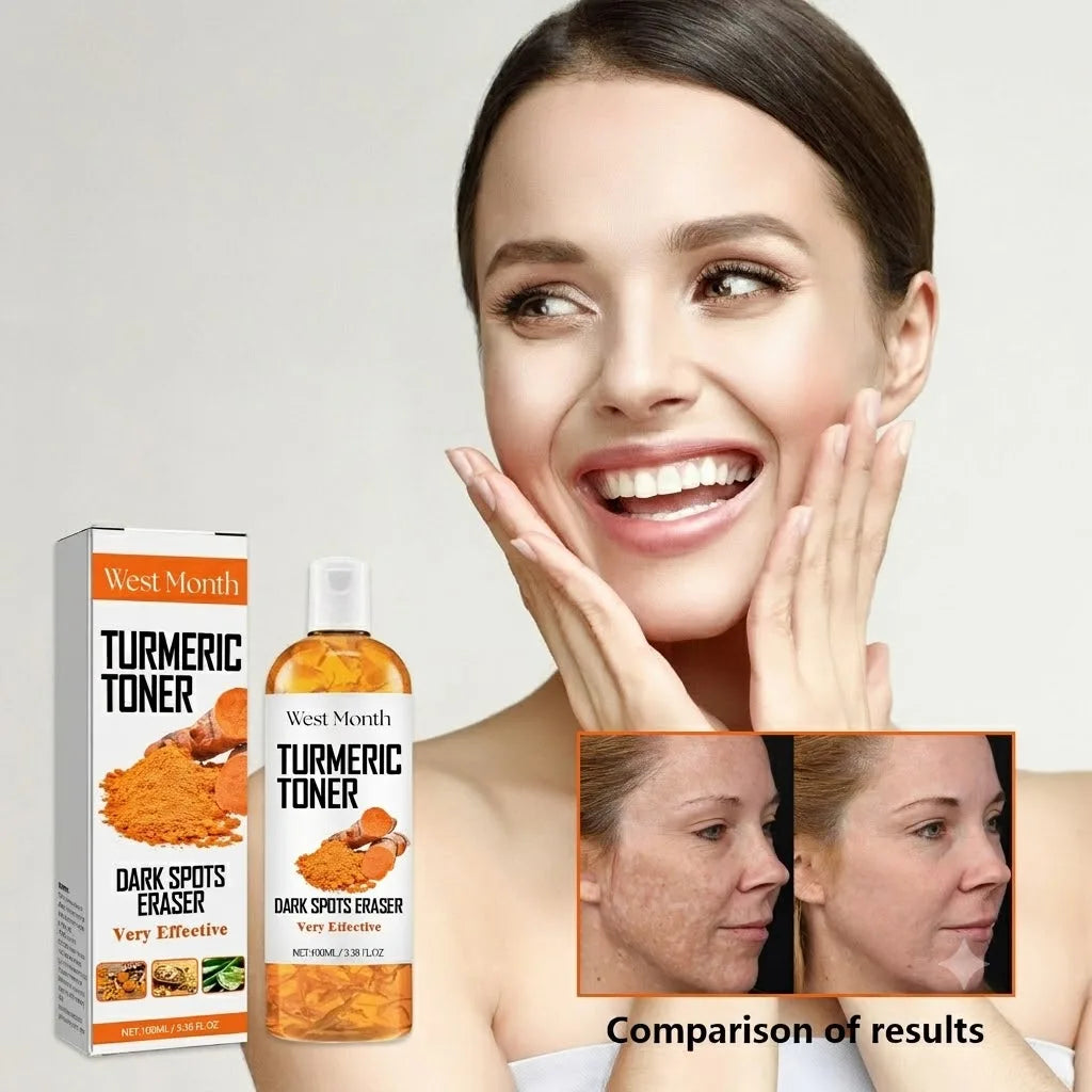 Turmeric Radiant Face Toner – Brightening & Hydrating 100ml Face Toner QXL