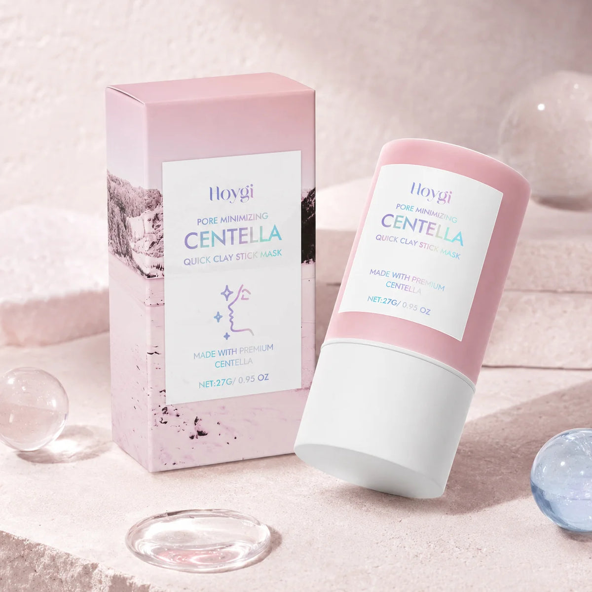 Centella Clay Mask Stick & Retinol Face Cream Set | 2-Piece Skincare Set QXL