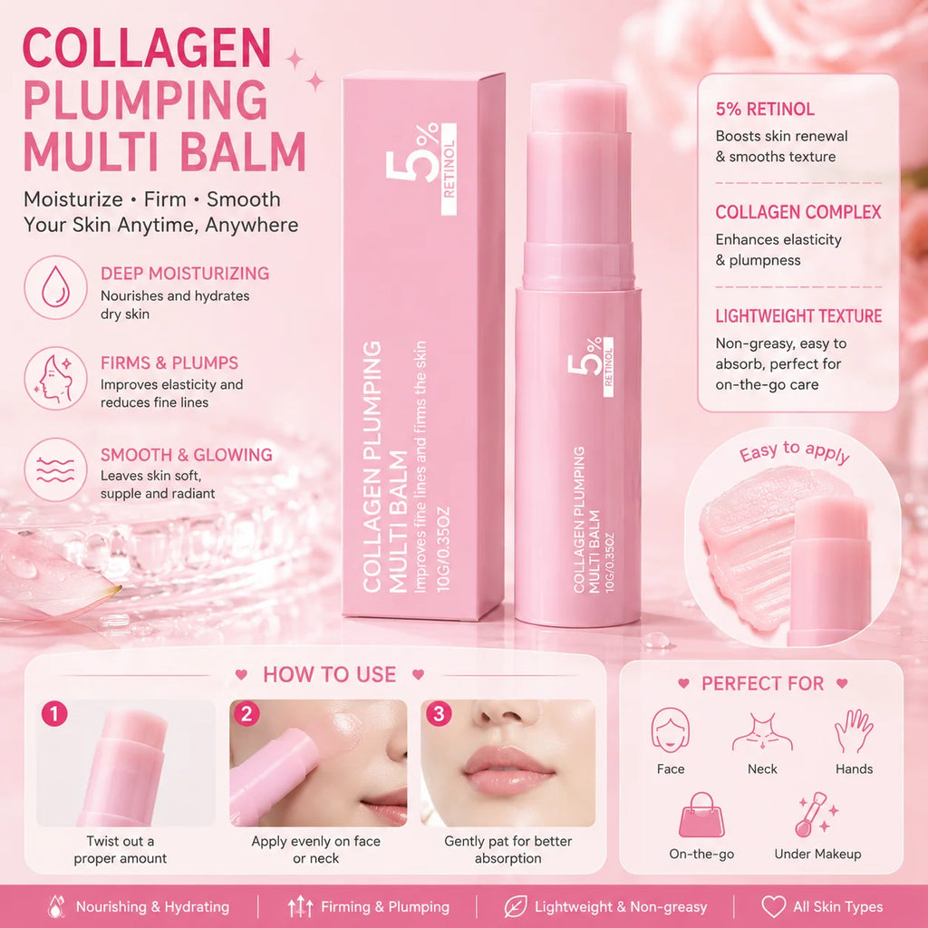 2-Pack Moisturizing Balm Stick Set – Face & Neck Pre-Makeup Moisturizing Balm Stick QXL