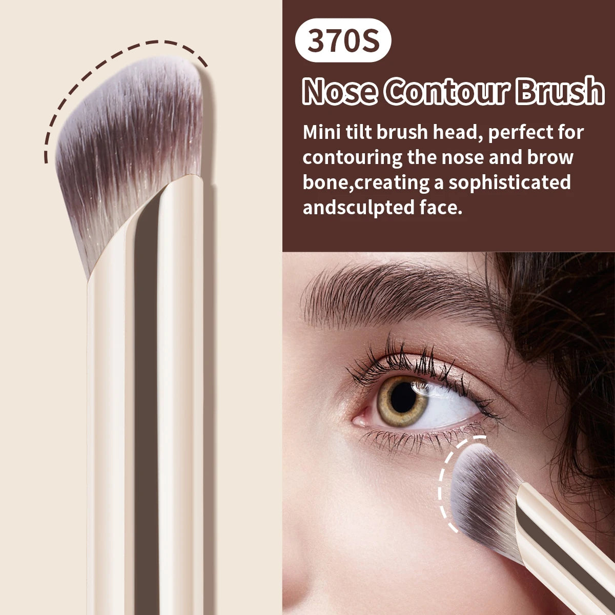 MAANGE 6-Pc Synthetic Makeup Brush Set | Foundation & Blending Makeup Brush Set QXL