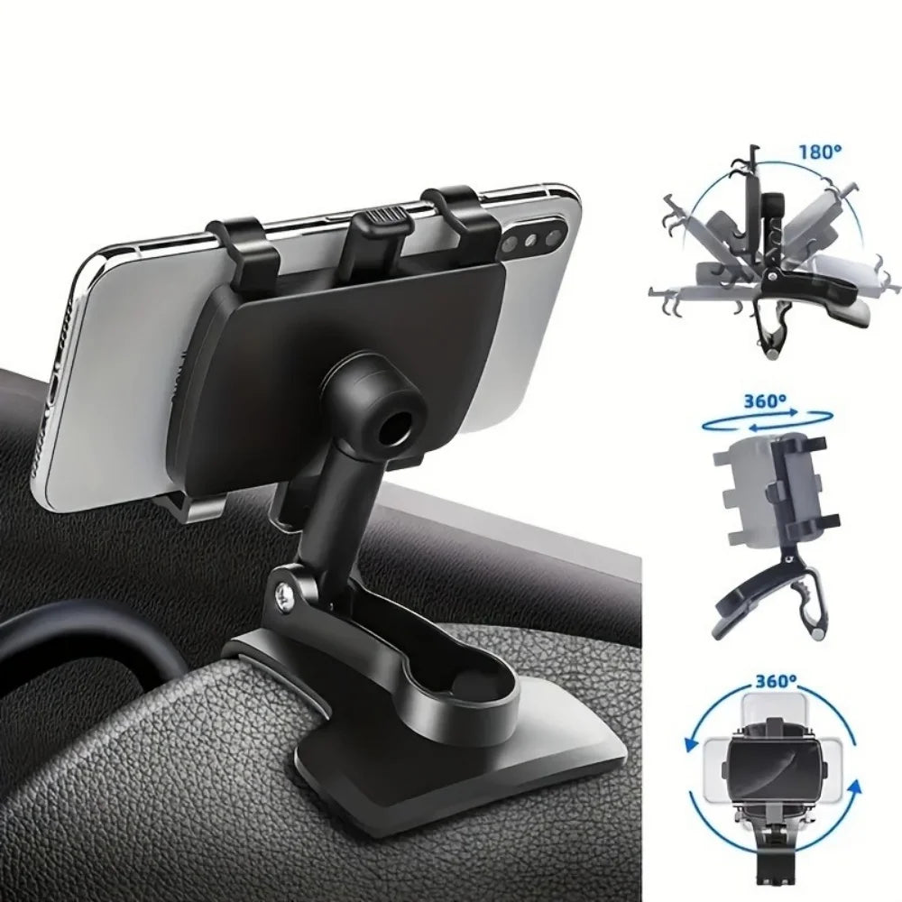 360° Car Dashboard Phone Mount – Universal GPS Bracket Holder Car Phone Mount QXL
