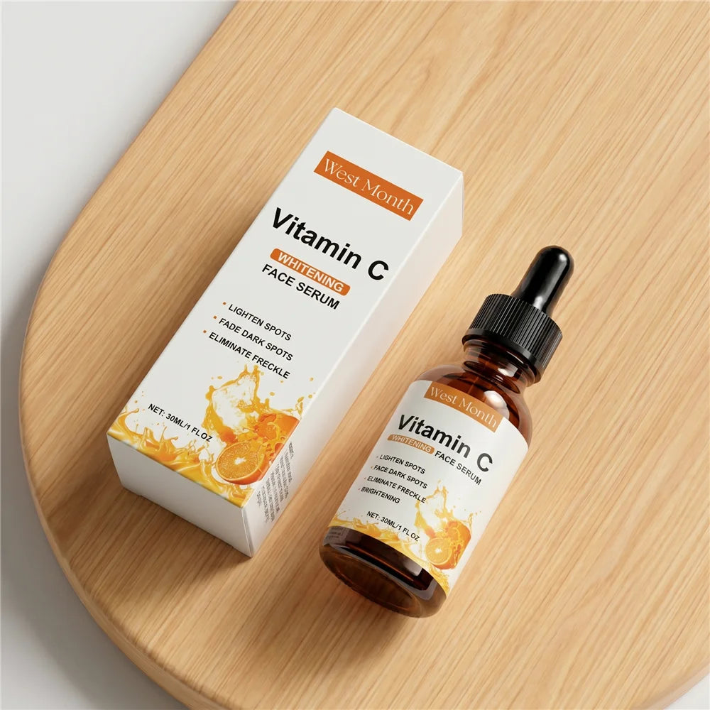 2-Pack Vitamin C Facial Serum | Hydrating & Brightening Duo Facial Serum Set QXL