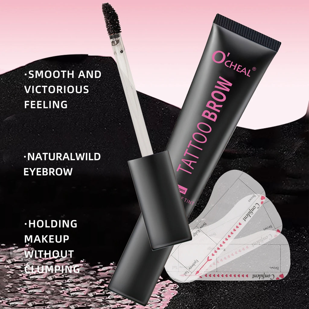 3D Waterproof Peel-Off Tinted Brow Gel | Fine Brush Included Tinted Brow Gel QXL