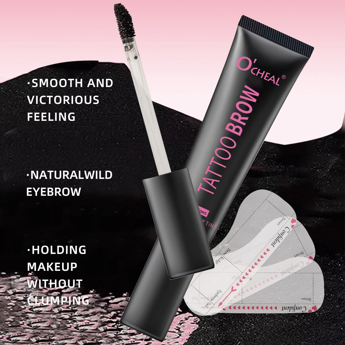 3D Waterproof Peel-Off Tinted Brow Gel | Fine Brush Included Tinted Brow Gel QXL