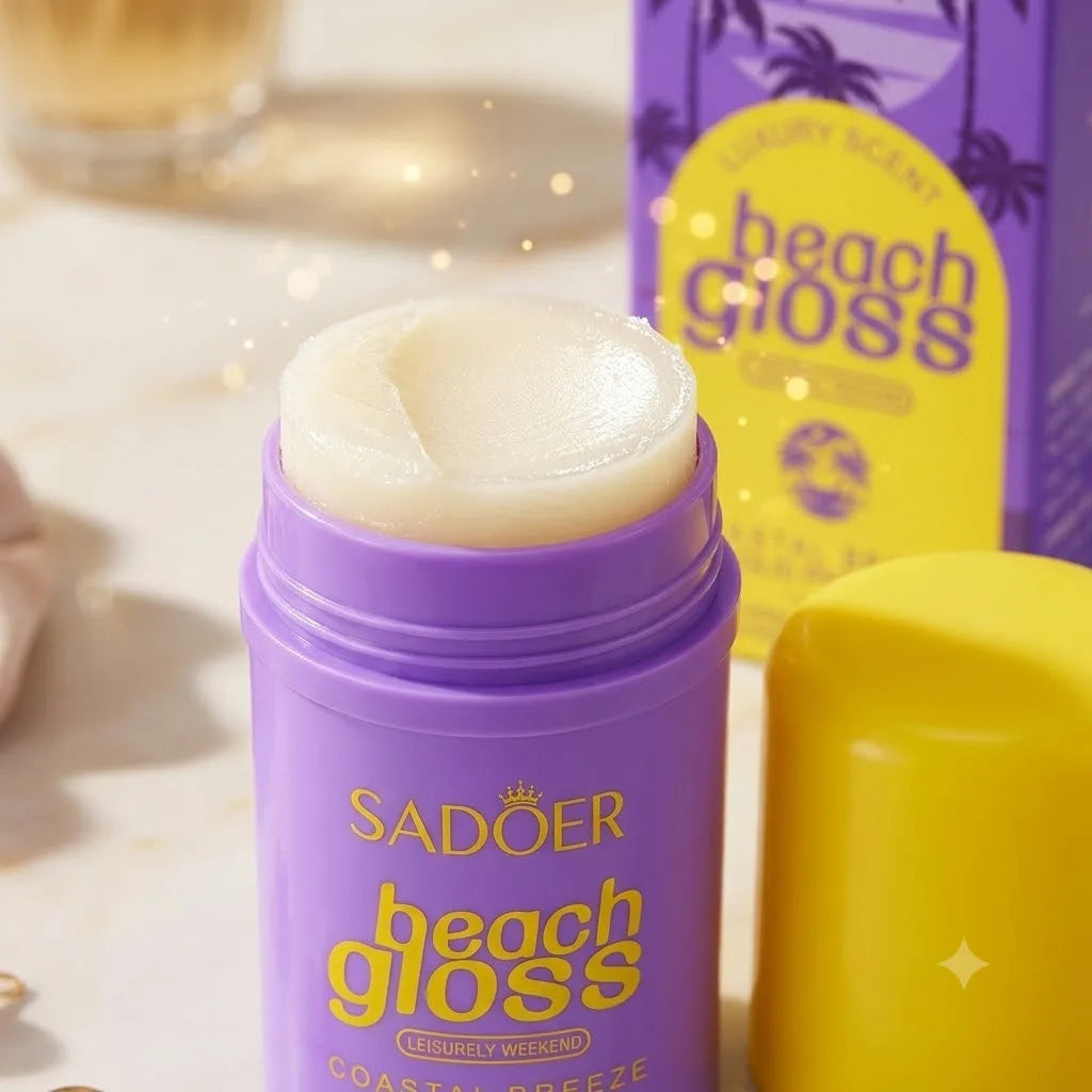 SADOER Beach Gloss Solid Perfume Stick | 3 Scents Travel Balm Solid Perfume Stick QXL