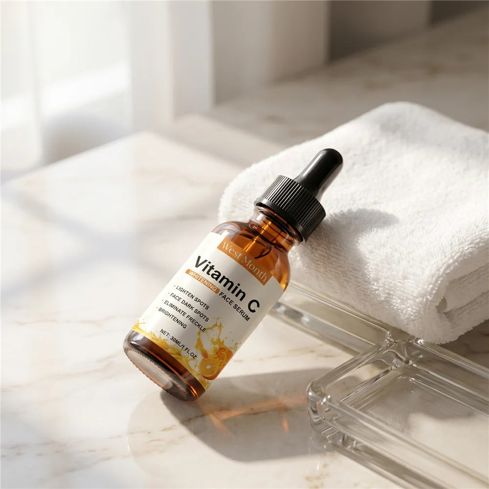 2-Pack Vitamin C Facial Serum | Hydrating & Brightening Duo Facial Serum Set QXL