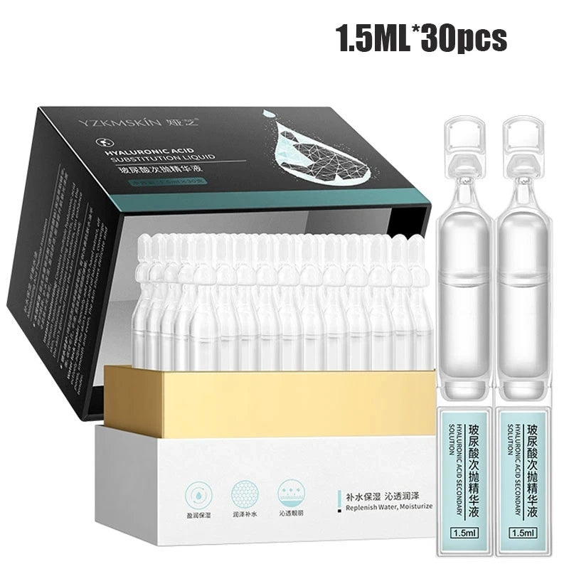 SADOER 30-Pc Hyaluronic Acid Face Serum | Hydrating Essence Set Hyaluronic Acid Serum QXL Default Title