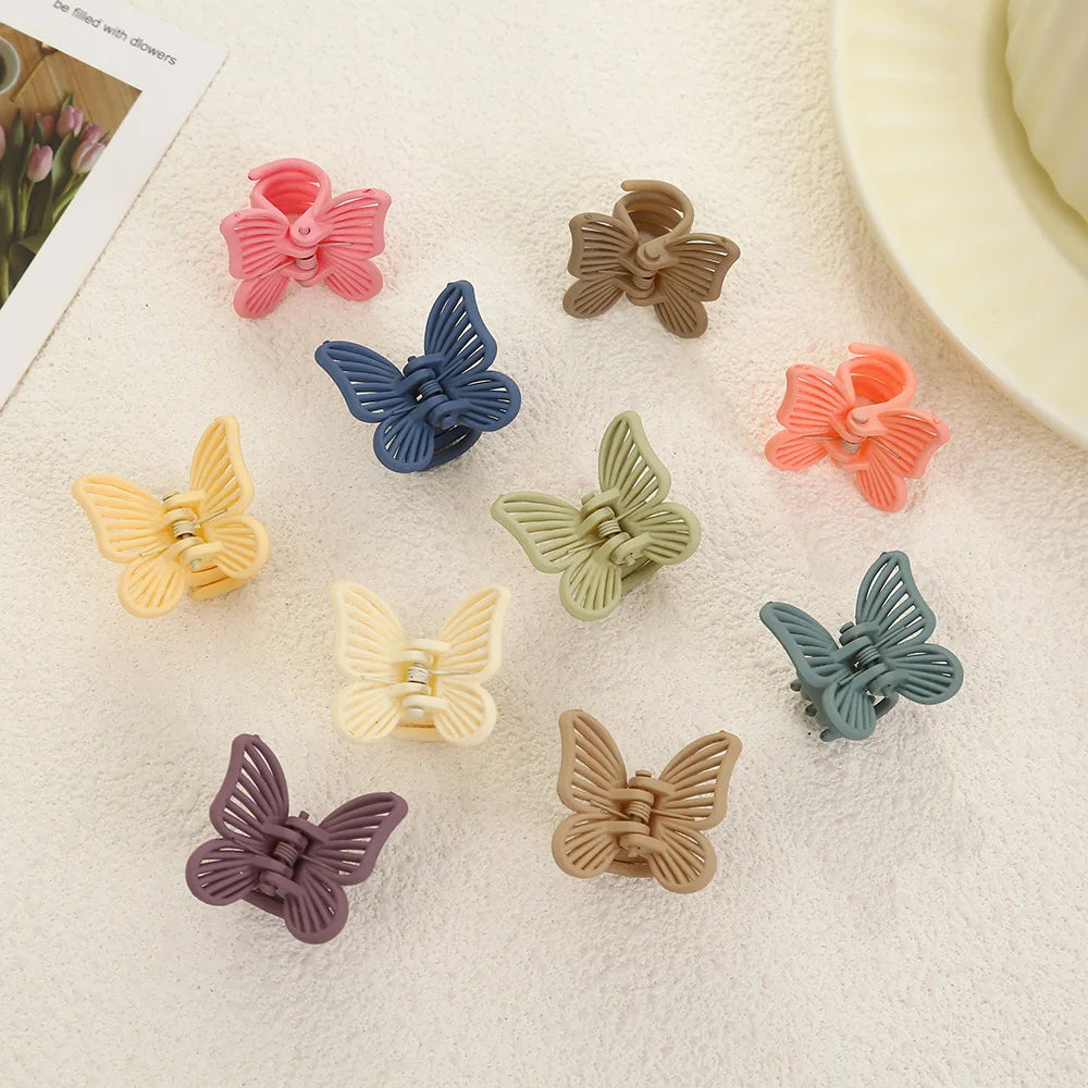 20-Pack Macaron Butterfly Hair Clips | Assorted Colors Butterfly Hair Clips QXL